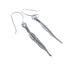Native American Sterling Silver Feather Hook Dangle Earrings JX125555